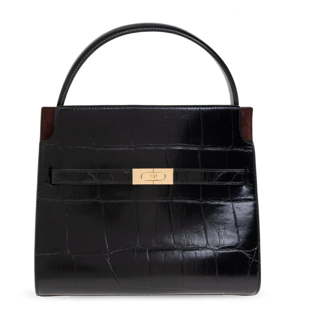 Tory Burch Lee Radziwill Embossed Double Bag